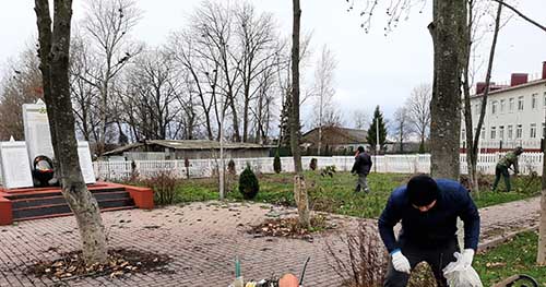 Активисты молодежного совета Карачевского района провели акцию «Пока мы живы – мы помним!»