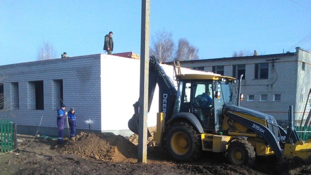 В с.Лемешовка Севского района Брянщины идет строительство ФАПа