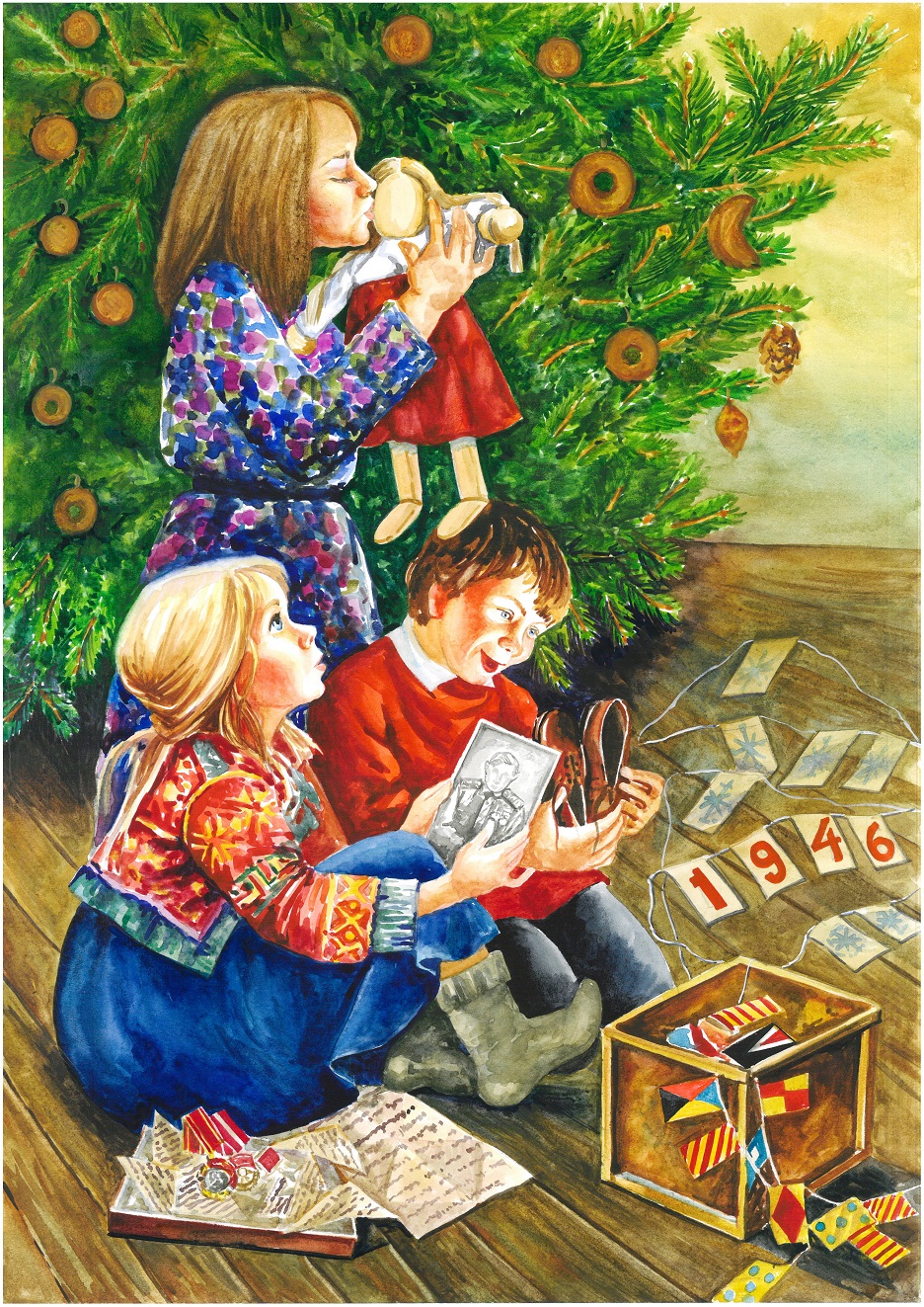 Рисунок брянского школьника отмечен в числе лауреатов  Всероссийского конкурса «Нарисуй Елку Победы»