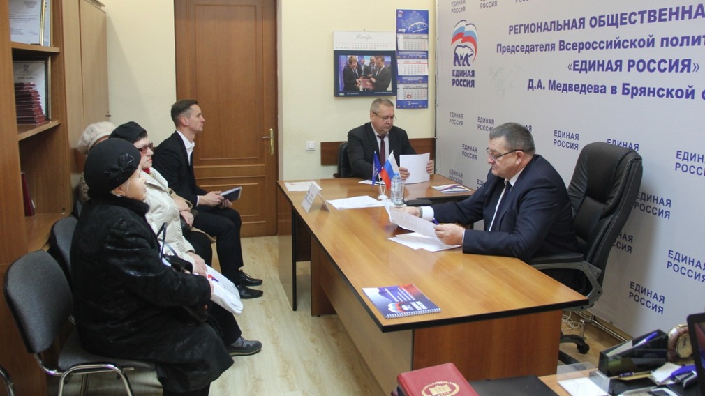 Замы  губернатора Брянской области  провели прием граждан