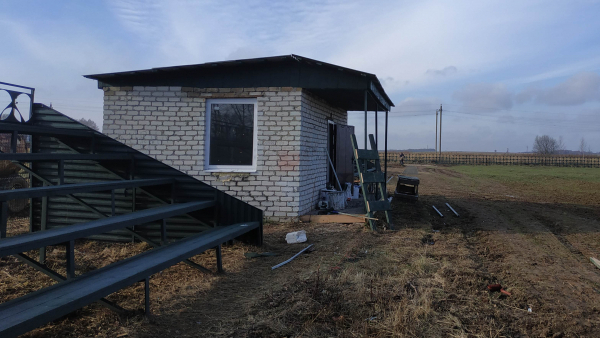 В рогнединском селе Вороново Брянской области строится стадион