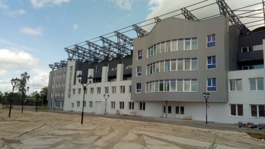 Продолжается реконструкция Бежицкого стадиона «Десна»  в рамках федеральной целевой программы