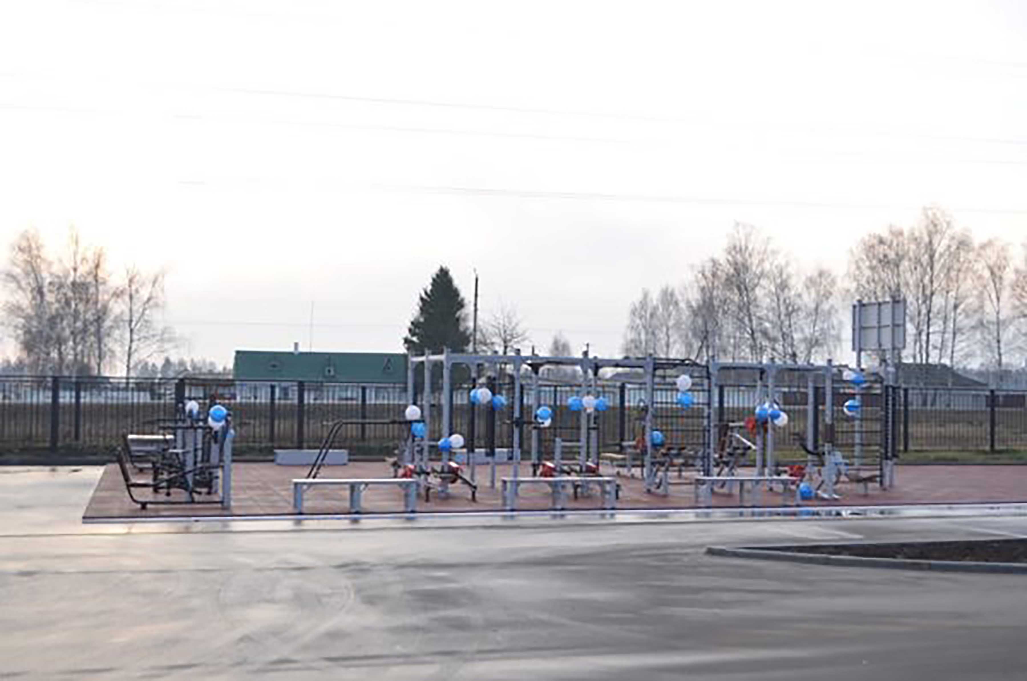 В рамках нацпроекта «Демография» в Климово открыли площадку ГТО