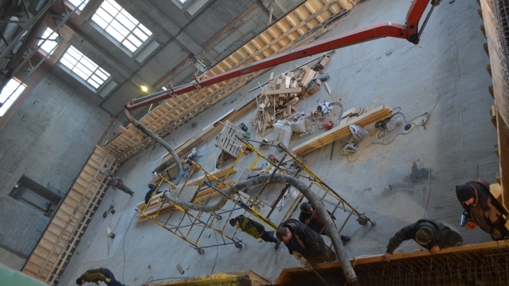 В Климово Брянской области ведется строительство бассейна