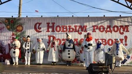 Парад снеговиков прошел в брянском Мглине