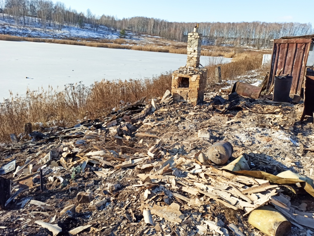 В Карачевском районе при пожаре погиб человек