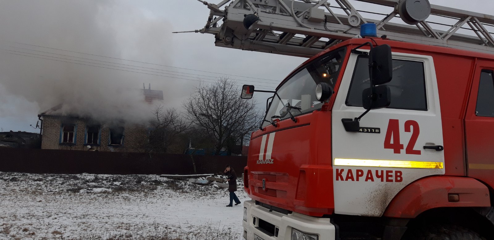 Пожар в селе Юрасова