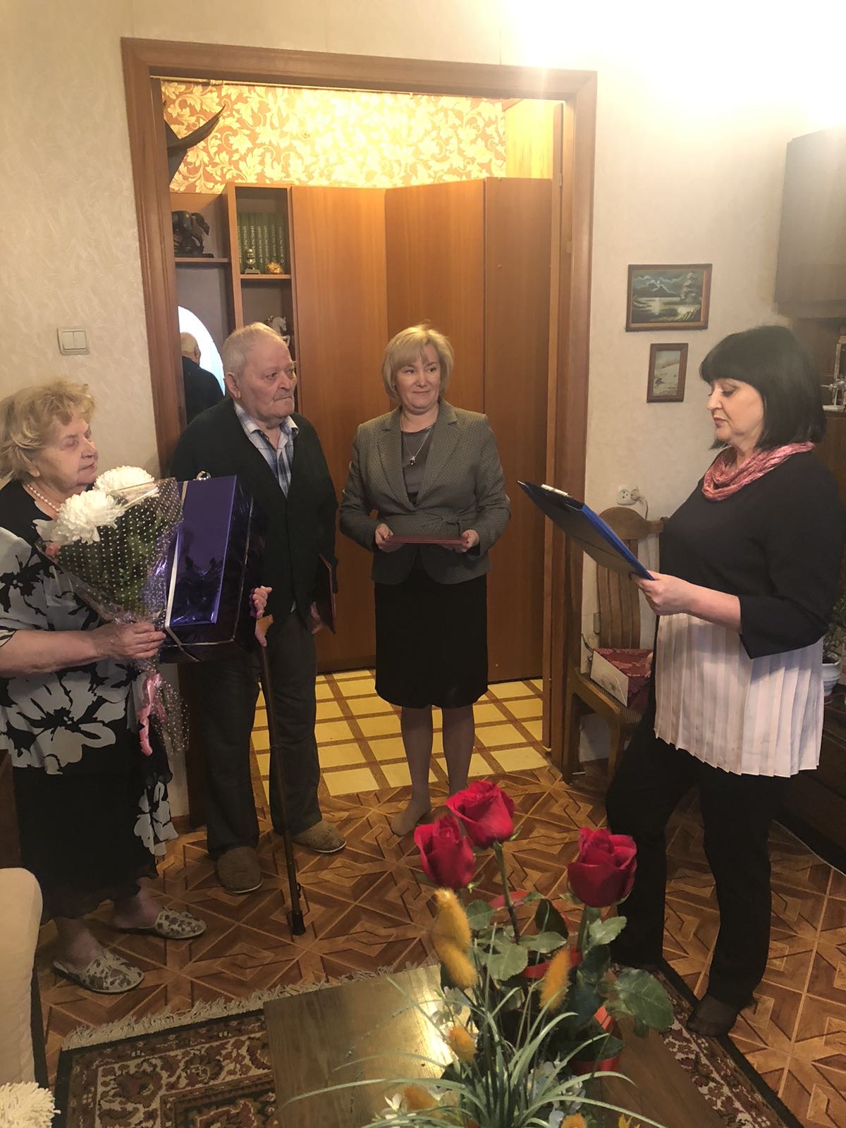 Брянская семья Медведковых отметила 60-летний юбилей совместной жизни