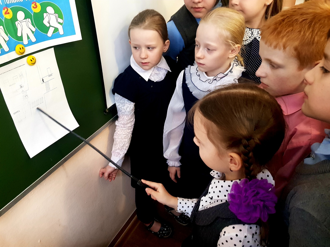 Карачевские полицейские провели урок ПДД в сельской школе