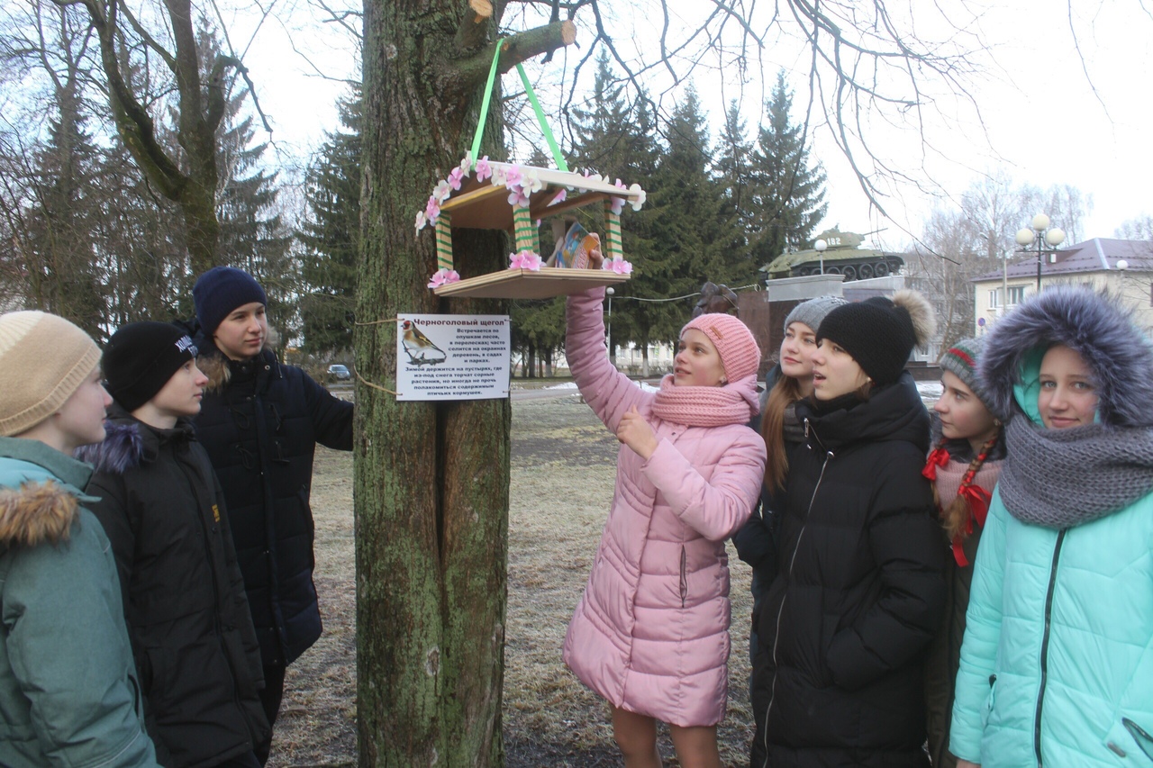 Карачевские эковолонтеры продолжают акцию «Кормушка»