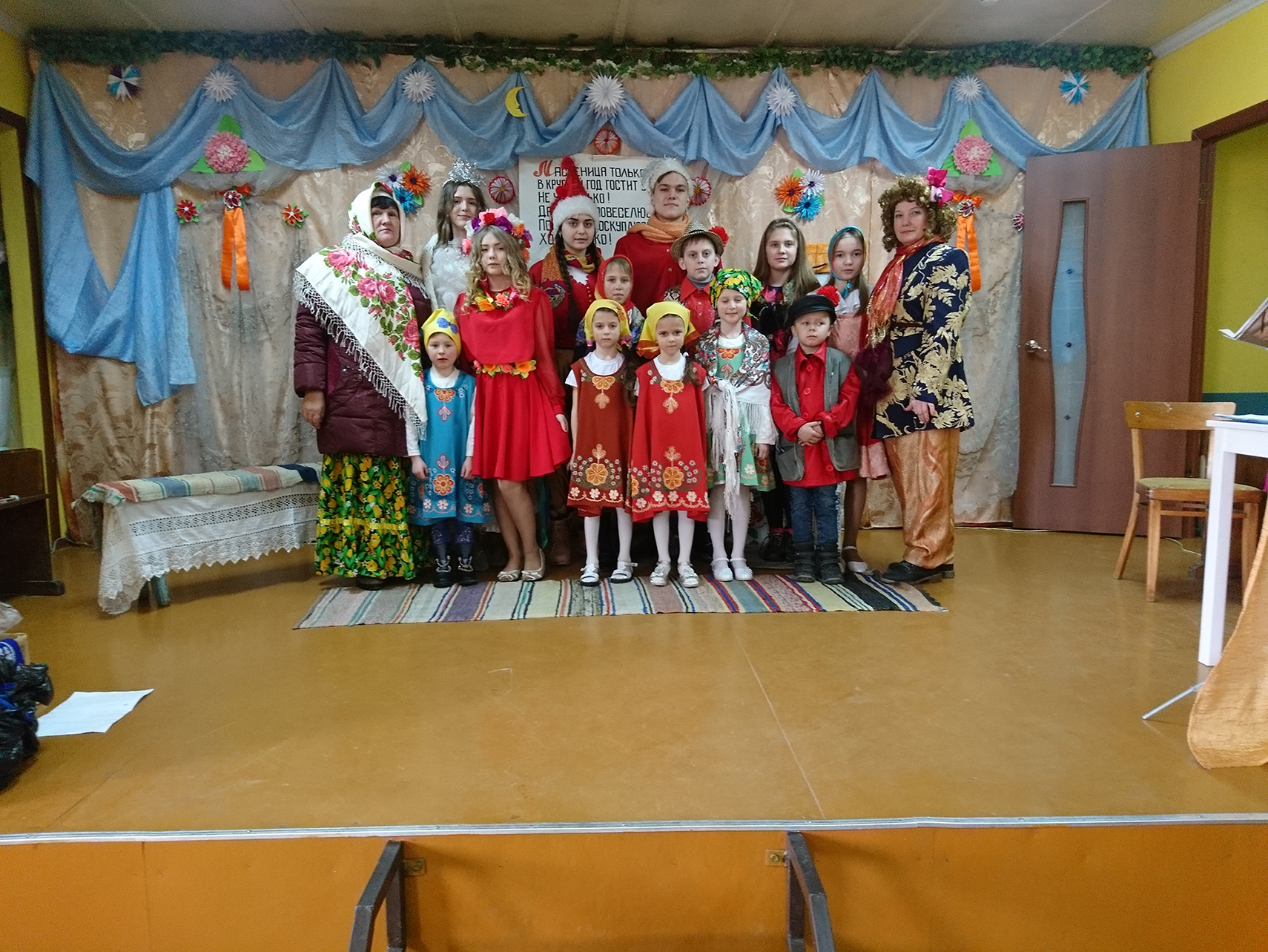 В карачевском Дроново прошел праздник «Прощай Масленица!»