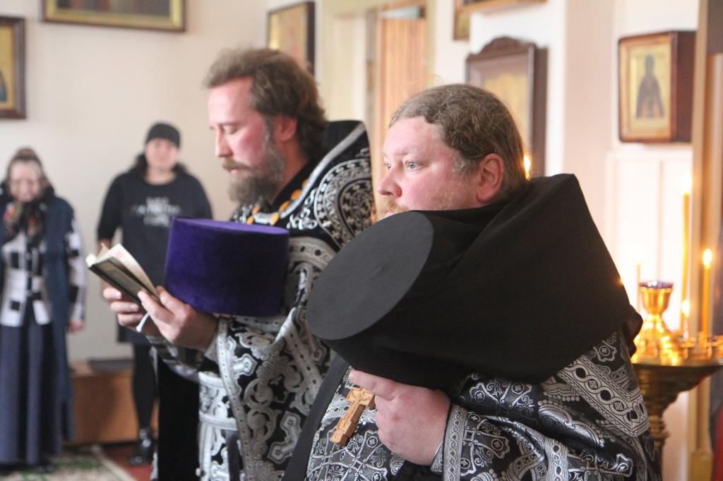 Благочинный Карачевского церковного округа сослужил Митрополиту Александру в Николо-Одрином монастыре