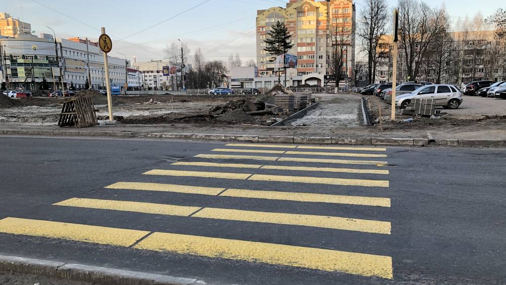 В Брянске начали активно строить развязку на Советской
