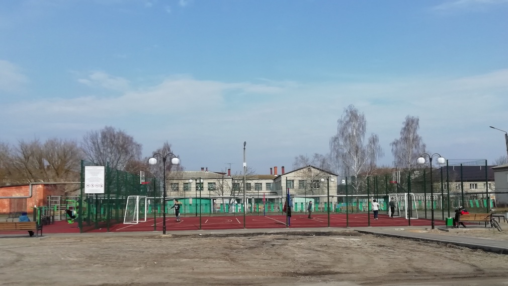 Новая спортивная площадка появилась в брянском  Климово