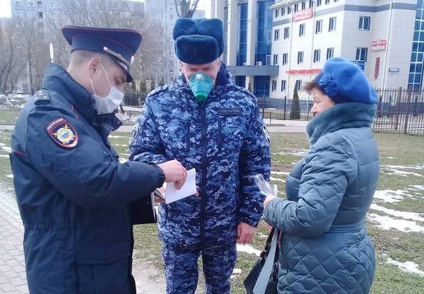 Следить за соблюдением самоизоляции подключили брянских росгвардейцев