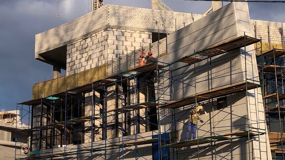 В Брянске продолжается строительство Дворца единоборств