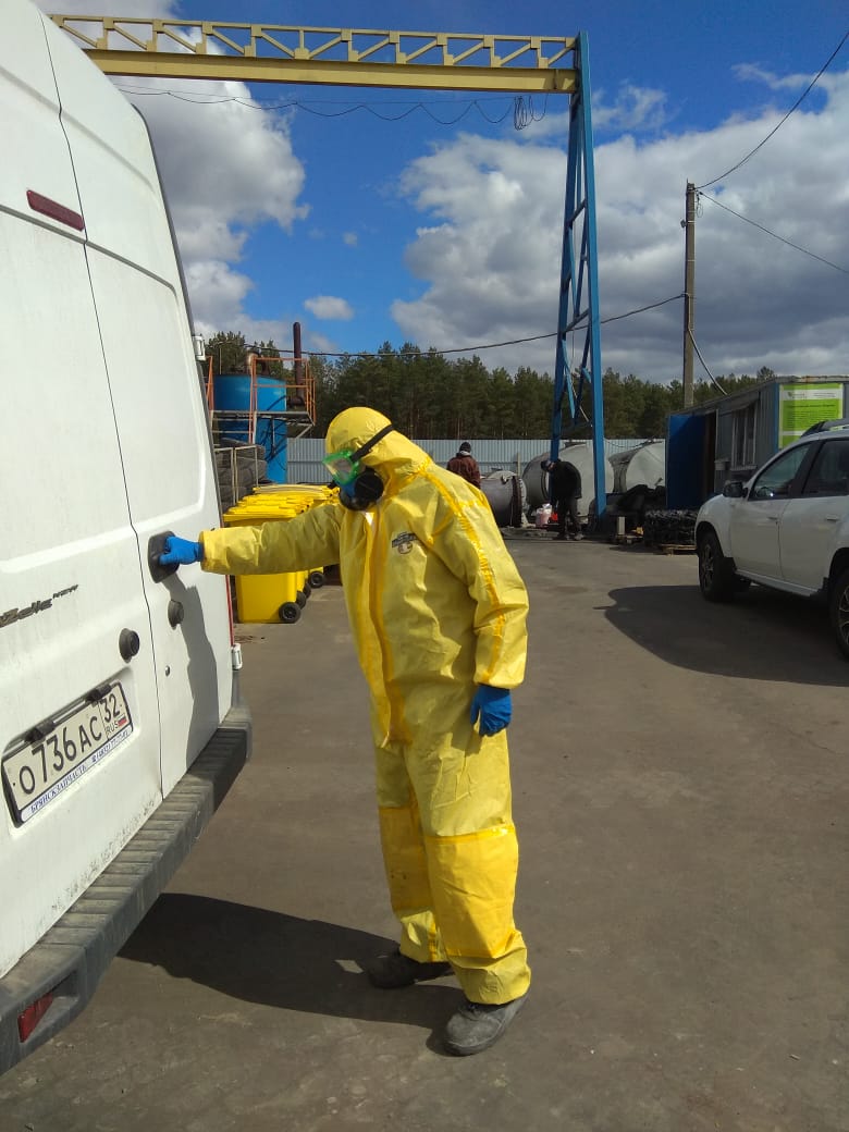 В Брянске коронавирус уничтожают на специальной установке