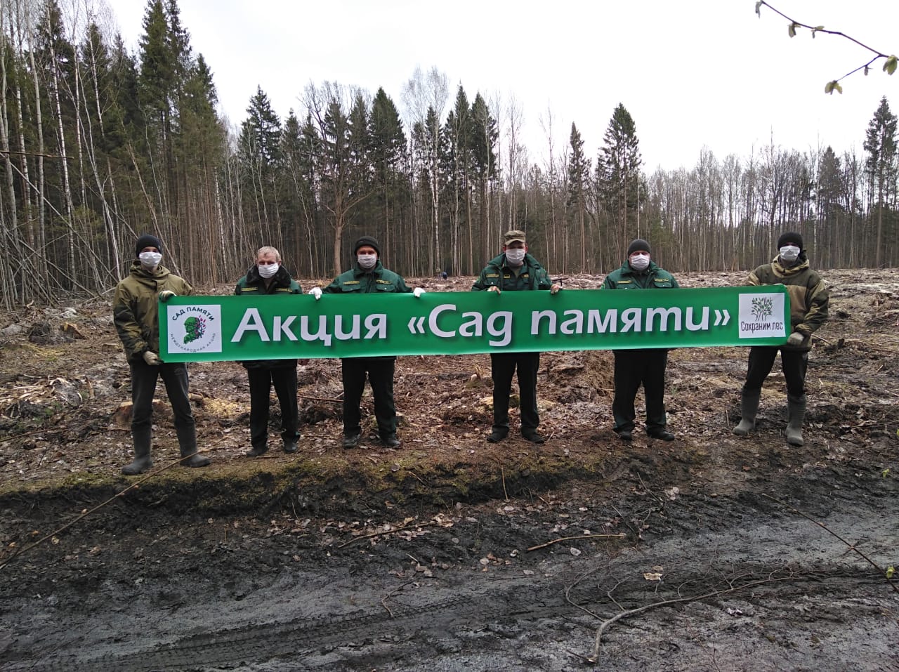 Посадка памятных лесных культур в «Карачевском лесничестве»