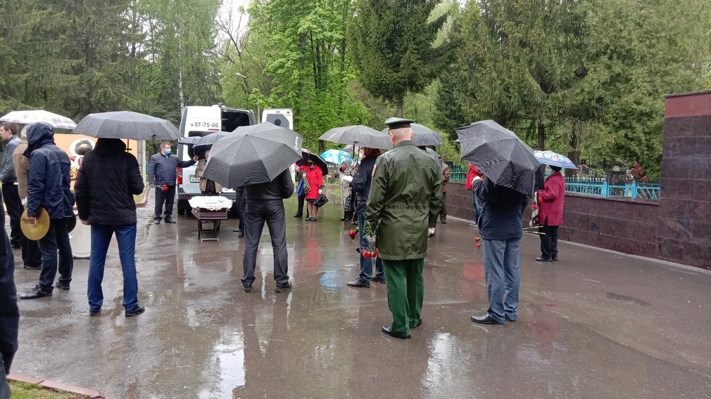 В Брянске прошли похороны героя-фронтовика Сергея Алексеевича Панкова