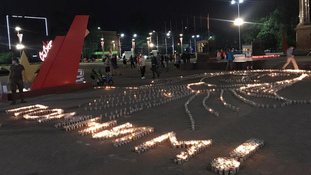 В Брянске накануне 22 июня прошла трогательная акция «Помним!»