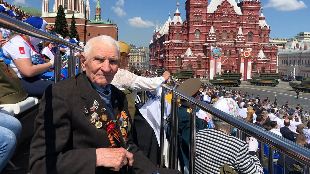 Брянский ветеран побывал на Параде Победы в Москве