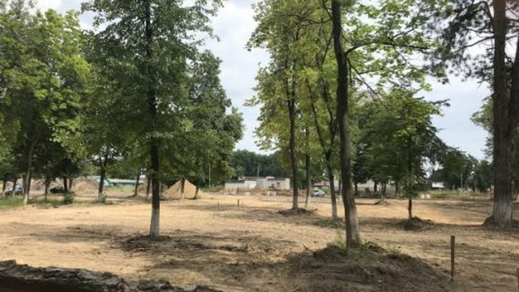 В Клинцах идет первый этап реконструкции парка имени Воровского