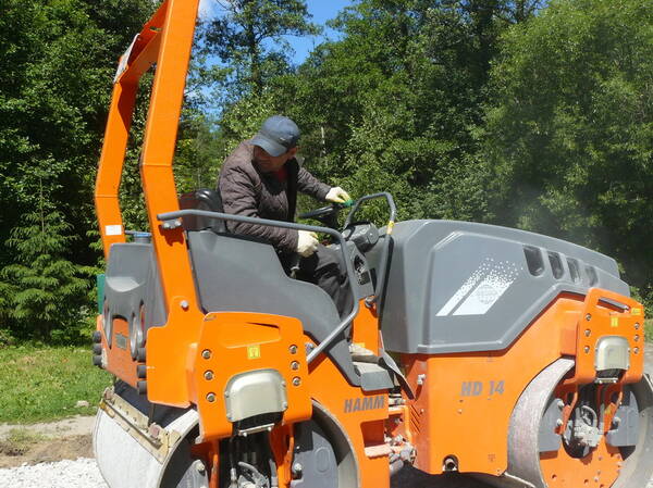 В брянском Дятьково продолжаются капремонты автомагистралей