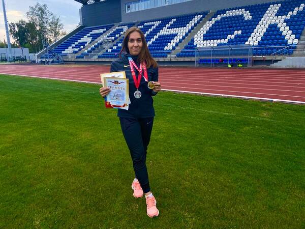 Участница брянской команды заняла 1 место в Первенстве ЦФО по метанию копья