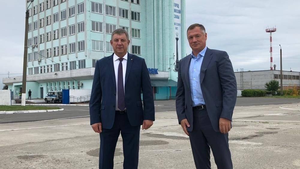 В Брянске встретил вице-премьера Марата Хуснуллина губернатор Александр Богомаз