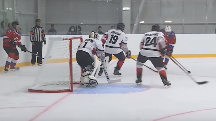 1-ый период матча «Партизан» VS «Красные звезды» завершился