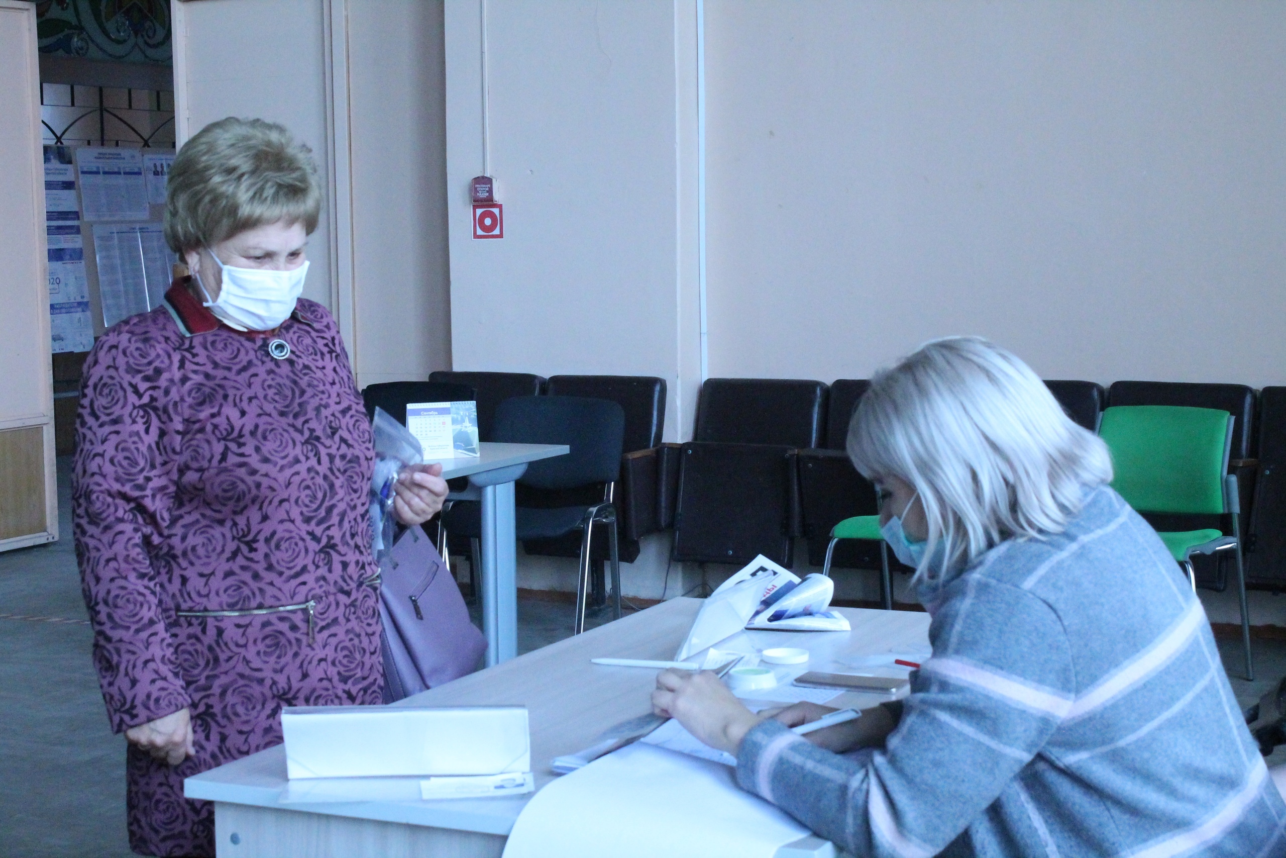 Карачевцы голосуют активно