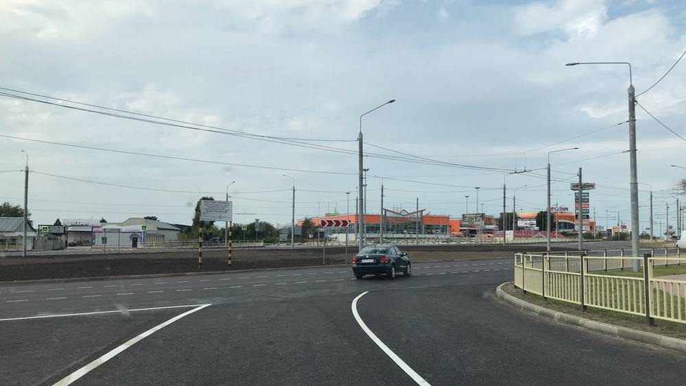 В Брянске водители оценили кольцевую развязку на Объездной возле «Аэропарка»