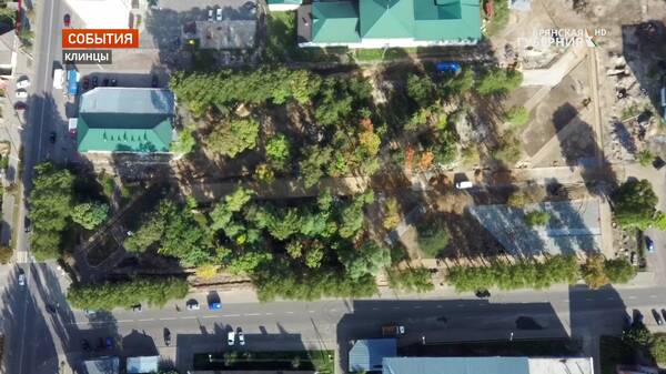 В брянских Клинцах ремонт городского парка имени Воровского подходит к концу