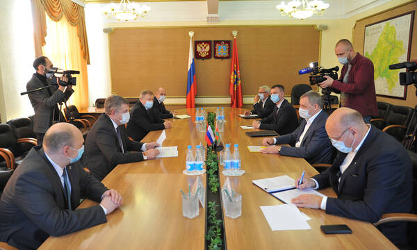 В Брянской области состоялась встреча Александра Богомаза с руководством ОАО «Амкодор»