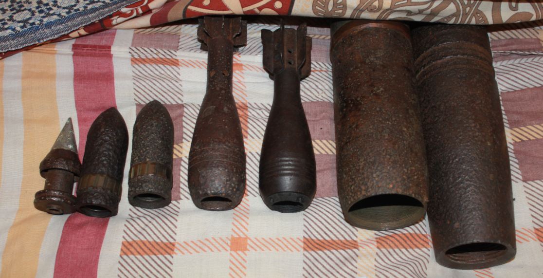 Брянские росгвардейцы обследовали боеприпасы времен Великой Отечественной войны