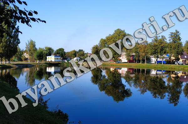 В  брянском Новозыбкове благоустроят набережную  около озера