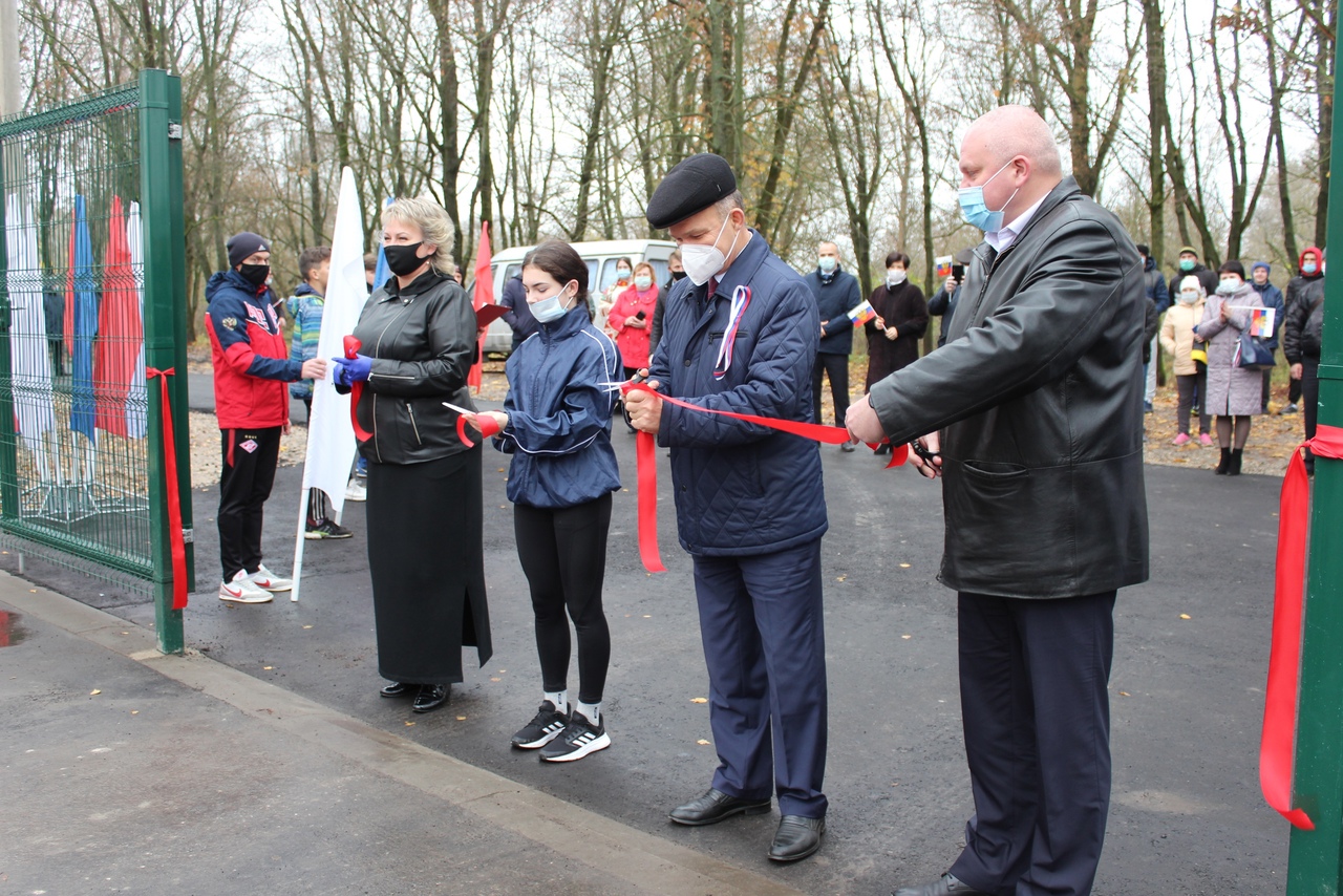 Открытие стадиона «Снежеть» в Карачеве