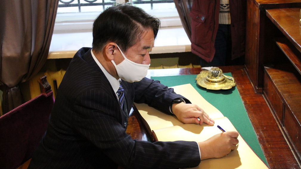 Тоёхиса Кодзуки в Овстуге  Брянской области исполнил  свою  давнюю мечту