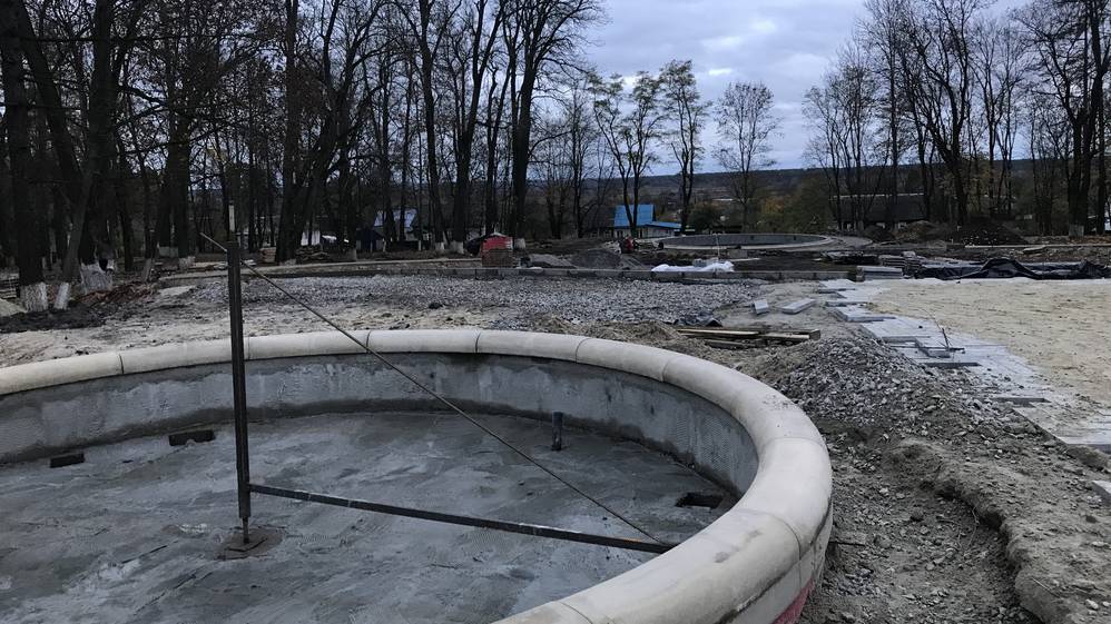 Две чаши фонтанов установили в бывшей усадьбе Михаила Романова