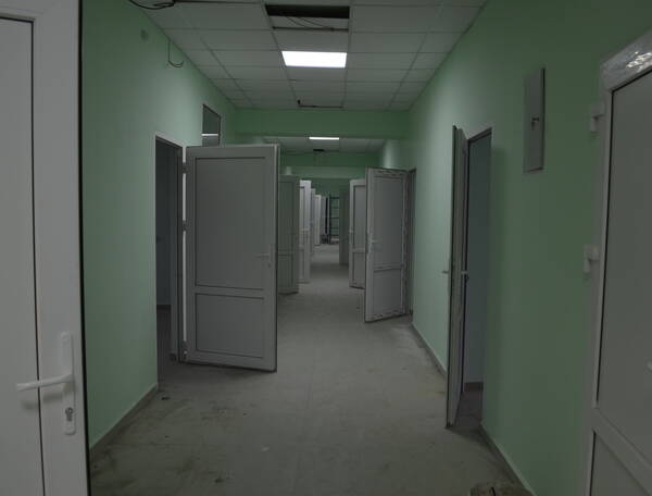 В Климовской ЦРБ продолжается ремонт детского отделения