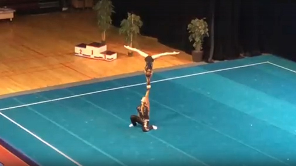 Брянские акробаты заняли 1 место на турнире в Орле