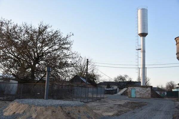 В Красной Горе завершилось строительство новой водонапорной башни
