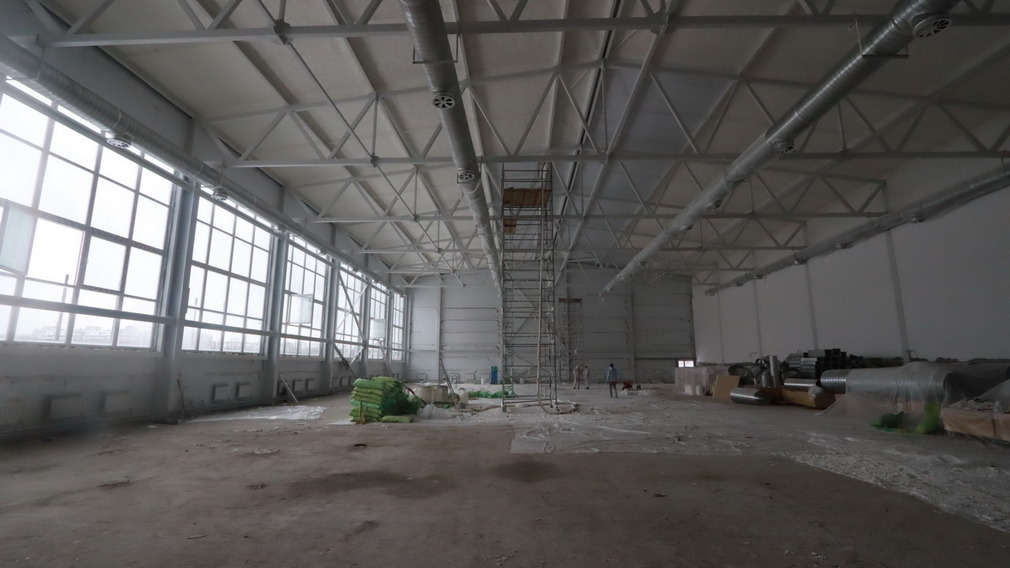 В Фокинском районе Брянска строят СОК с бесшумным спортзалом