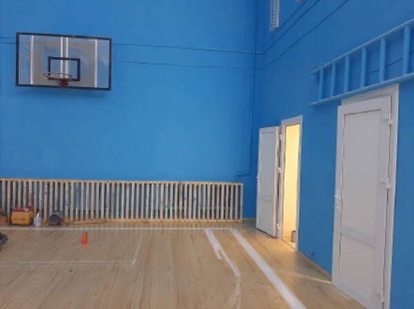 На Брянщине в Навлинском районе капитально отремонтировали школьный спортзал