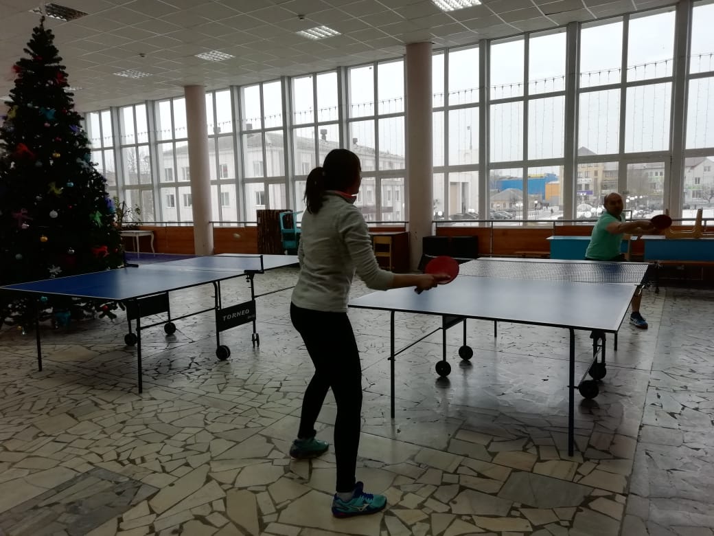 Новогодний турнир по настольному теннису