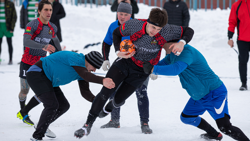 В брянском Фокино состоялся межрегиональный турнир по снежному регби