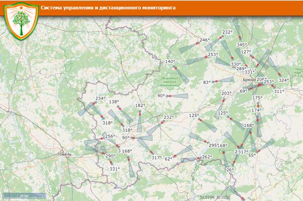 Для дистанционного выявления пожаров в лесах работают 44 IP-камеры