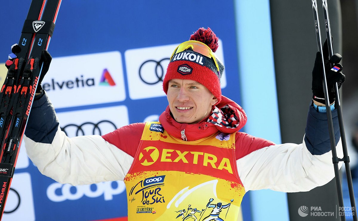 Наш земляк Александр Большунов впервые стал чемпионом мира в скиатлоне