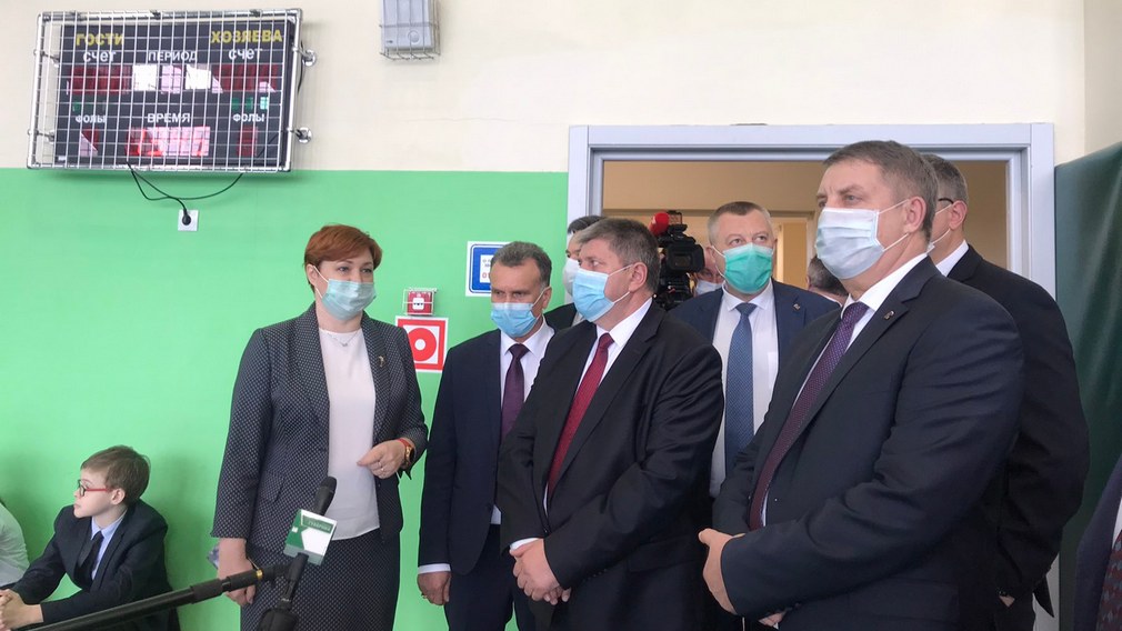 Гомельская делегация посетила в Брянске школу №71 и медицинский Сеченовский предуниверсарий