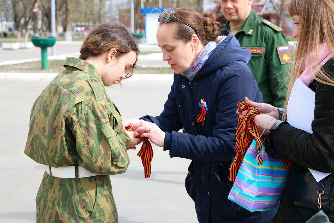 Брянщина поддержала акцию «Георгиевская ленточка»